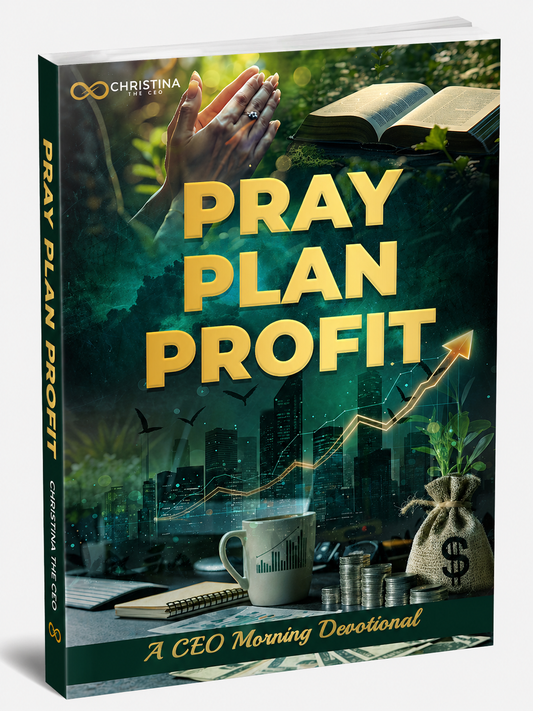 Pray. Plan. Profit. Planner — Hard Copy